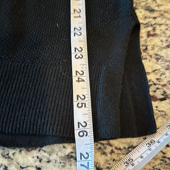 NWT GAP True Soft Textured V-Neck Tunic Sweater BLACK SIZE XS H9 - Picture 10 of 10